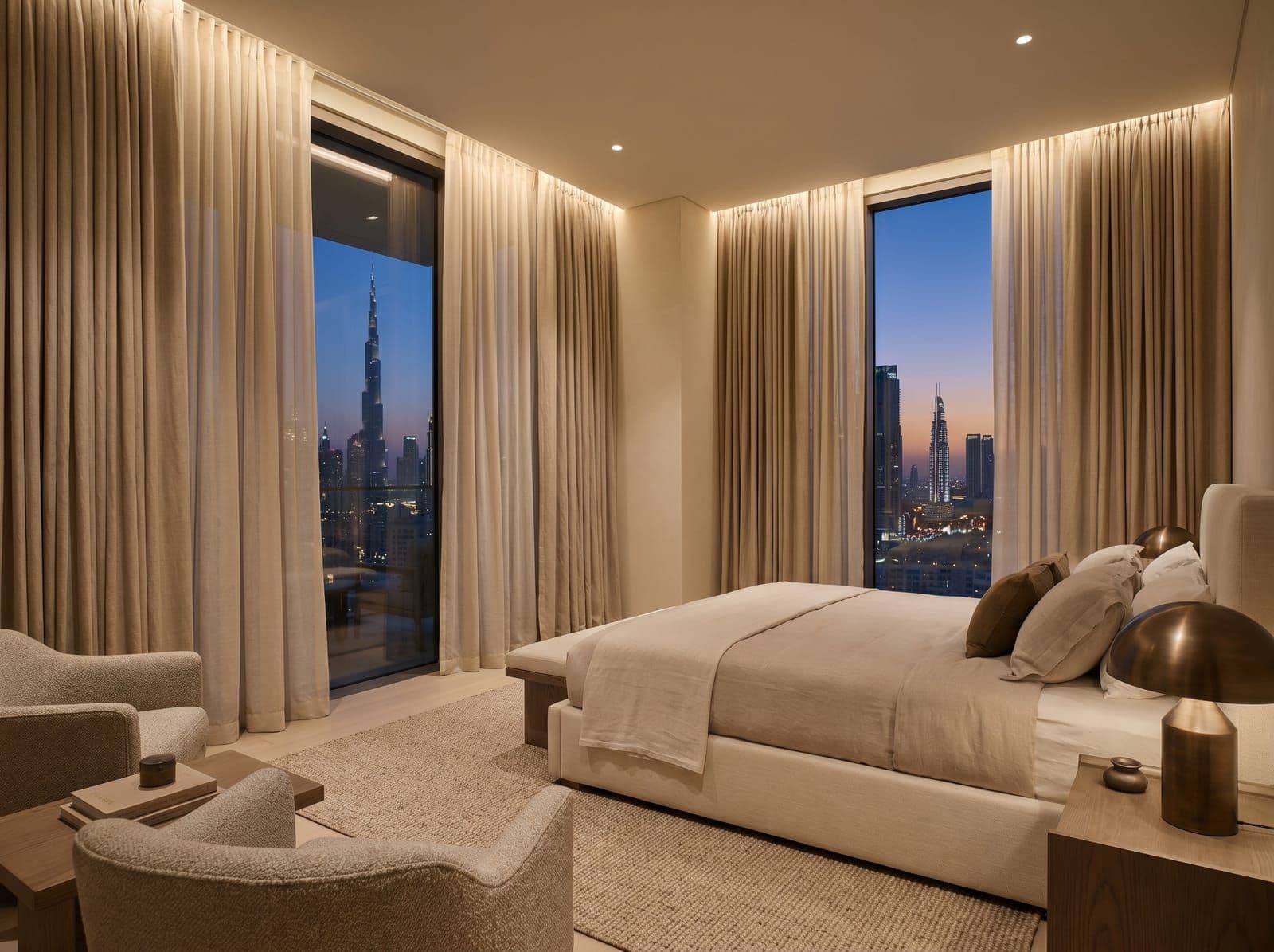 Downtown skyline from the principal suite